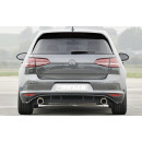 Rieger Heckeinsatz  Schwarz Glanz für VW Golf 7 GTI Clubsport 3-türer BJ. 02.16-