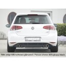 Rieger Heckeinsatz   für VW Golf 7 GTI Clubsport 5-türer BJ. 02.16-