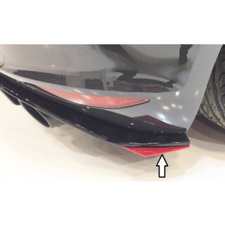 Rieger Heckschürzenansatz seitlich rechts  aus ABS für VW Golf 7 GTI Clubsport 5-türer BJ. 02.16-