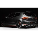 Rieger Heckeinsatz  Schwarz Glanz für VW Golf 7 GTI Clubsport 5-türer BJ. 02.16-