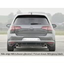 Rieger Heckeinsatz  Carbon Look für VW Golf 7 GTI Clubsport 5-türer BJ. 02.16-