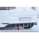 Rieger Heckeinsatz für VW Golf 7 R 5-tür. +...