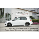Rieger Seitenschweller  Carbon Look für VW Golf 7 R 3-türer BJ. 12.13-