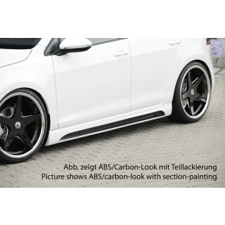 Rieger Seitenschweller  Carbon Look für VW Golf 7 R 5-türer BJ. 12.13-