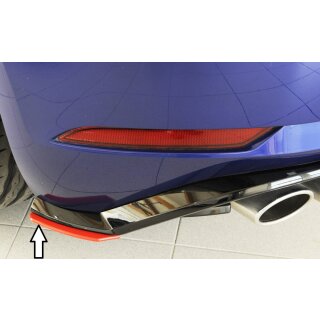 Rieger Heckschürzenansatz seitlich links  aus ABS für VW Golf 7 R-Line 5-türer BJ. 02.17- (ab Facelift)