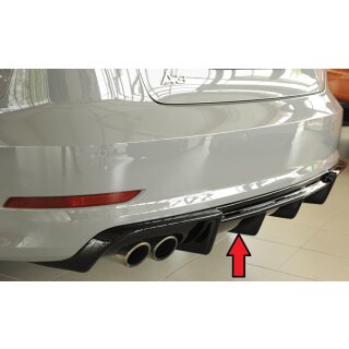 Rieger Diffusor Für A3 8V Limo Cabrio VFL S-Line Schwarz Glanz ESD Doppel Links