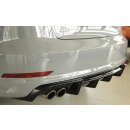 Rieger Diffusor Für A3 8V Limo Cabrio VFL S-Line Schwarz Glanz ESD Doppel Links