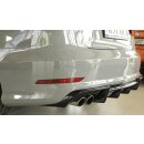 Rieger Diffusor Für A3 8V Limo Cabrio VFL S-Line Schwarz Glanz ESD Doppel Links