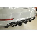 Rieger Diffusor Für A3 8V Limo Cabrio VFL S-Line Schwarz Glanz ESD Doppel Links