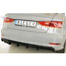 Rieger Diffusor Für A3 8V Limo Cabrio VFL S-Line Schwarz Glanz ESD Doppel Links