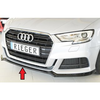 Rieger Spoilerschwert für Audi A3 S3 8V 5-tür. Sportback 8VA + Nicht für 3-tür. (Cabrio 8V7), 5-tür. (Limousine 8VS) !

ABE gültig bis 250 km/h  V-max.