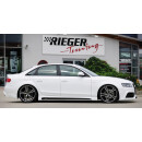Rieger Seitenschweller für Audi A4 S4 B8/B81 Lim. +