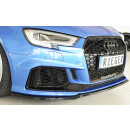 Rieger Spoilerschwert für Audi RS3 8V 5-tür. Sportback 8VA / 8VF + ABE gültig bis 280 km/h  V-max.