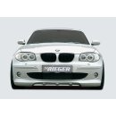 Rieger Spoilerlippe für BMW 1er E87  187 / 1K2/1K4 4-tür. +