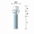 SCC Spurverbreiterung 30 mm (2×15 mm) 5×112 / 66,6 mm silber eloxiert inkl. Radschrauben für Audi A6 C8