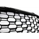 Zubehör Grill für Audi A1 8X FL Wabengitter Grill PDC Schwarz