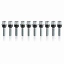 30mm 2x15mm SCC Spurverbreiterung Distanzscheiben Schwarz Porsche Macan + Radschrauben