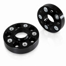 50mm 2x25mm SCC Spurverbreiterung Distanzscheiben Schwarz Porsche Macan 5x112 66,5
