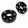 50mm 2x25mm SCC Spurverbreiterung Distanzscheiben Schwarz Porsche Macan 5x112 66,5