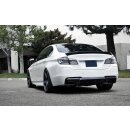 Endrohrblenden Sport Smoke Chrom Look für BMW x5 5er 550i F10 F11 F18
