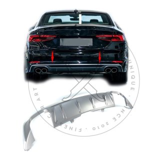 Audi A5 B8 Cabrio VFL Diffusor Heckdiffusor S-Line Look für Standard Stoßstange