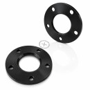 10mm 2x5mm SCC Spurplatte Schwarz Mercedes Benz + Radschraube