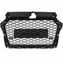 Kühlergrill Wabengrill Clean Schwarz DTM RS Look o. RS3 für A3 8V Facelift
