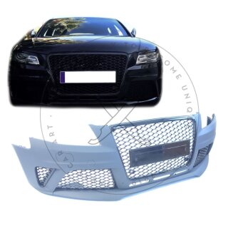 Egoblech Stoßstange vorne DTM RS Look für für Audi A4 B8 8K Vorfacelift VFL o. RS4