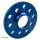 30mm 2x15mm SCC Spurverbreiterung Blau Distanzscheiben VW 5 x 100 NLB 57,1mm
