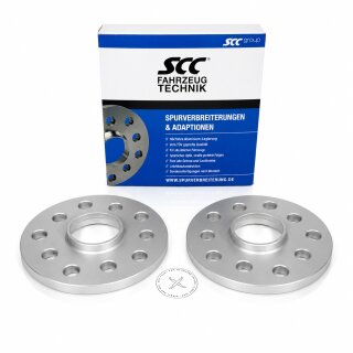 24mm 2x12mm SCC Spurverbreiterung Distanzscheiben für Audi LK 5 x 100 NLB 57,1mm