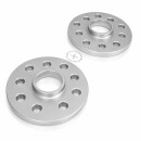 24mm 2x12mm SCC Spurverbreiterung Distanzscheiben für Audi LK 5 x 100 NLB 57,1mm