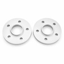 SCC Spurverbreiterung 30 mm (2×15 mm) 5×112 / 66,6 mm silber eloxiert inkl. Radschrauben für Audi e-tron / Q8 e-tron