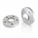 SCC Spurverbreiterung 40 mm (2×20 mm) 5×112 / 66,6 mm silber eloxiert inkl. Radschrauben für Audi e-tron / Q8 e-tron
