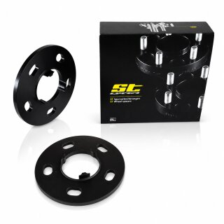10mm 2x5mm ST Spurverbreiterung D2 für Audi LK 5x112 NLB 66,6mm