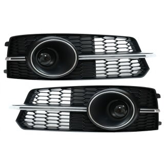 A6 4G C7 Facelift NSW ACC Blenden S6 S-Line Stoßstange Schwarz