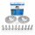 24mm 2x12mm SCC Spurverbreiterung Spurplatte für MG4 5x112 57,1mm + Radschrauben