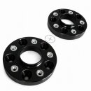 50mm 2x25mm SCC Spurverbreiterung Schwarz für MG4 5x112 57,1mm