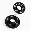 50mm 2x25mm SCC Spurverbreiterung Schwarz für MG4 5x112 57,1mm
