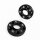 50mm 2x25mm SCC Spurverbreiterung Schwarz für MG4 5x112 57,1mm