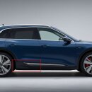 Audi E-Tron  GE GEN Türaufsatz hinten rechts Silber NEU