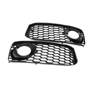 NSW Gitter Wabengitteroptik Chrom Glanz Schwarz für Audi A4 8K B8 VFL