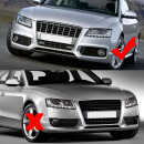 NSW Gitter Wabengitteroptik Glanz Schwarz für Audi...