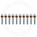 14mm 2x7mm SCC Spurverbreiterung für Porsche 5 x130 71,6mm + Radschrauben