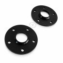 24mm 2x12mm SCC Spurverbreiterung Schwarz für BMW 5x132 66,6mm
