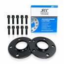20mm 2x10mm SCC Spurverbreiterung Schwarz für BMW...