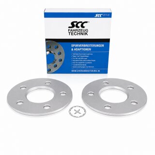 6mm 2x3m SCC Spurverbreiterung Distanzscheiben LK 5x120 NLB 65,1mm