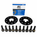 14mm 2x7mm SCC Spurverbreiterung SW für Porsche 5...