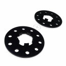 14mm 2x7mm SCC Spurverbreiterung SW für Porsche 5 x130 71,6mm + Radschrauben