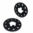 14mm 2x7mm SCC Spurverbreiterung SW für Porsche 5 x130 71,6mm + Radschrauben