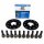 14mm 2x7mm SCC Spurverbreiterung SW für Porsche 5 x130 71,6mm + Radschrauben